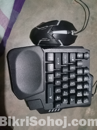 Gaming keyboard and mouse